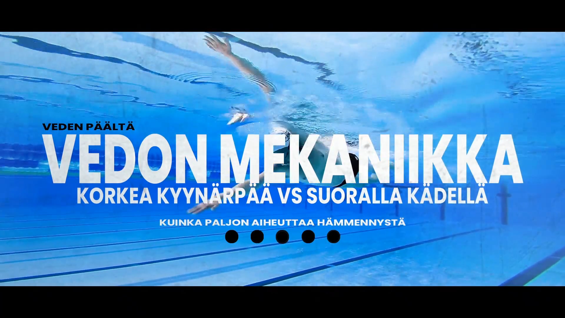 Vedon mekaniikka veden päältä