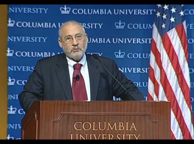 Joseph Stiglitz, University Professor at Columbia University, Co-Chair of the Committee on Global Thought and Nobel Laureate, discusses his views on sovereign wealth funds and sustainable investment in his keynote address, presented at the conference, 