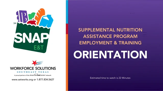 SNAP Orientation