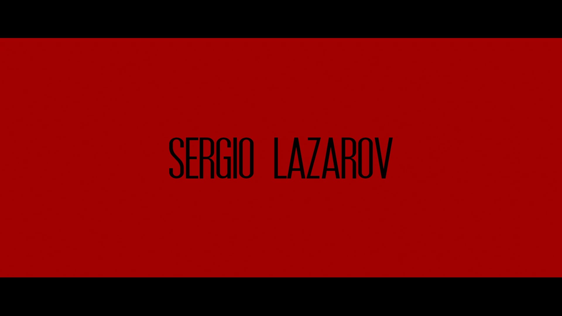 Sergio Lazarov Reel 2020 Producer / Director