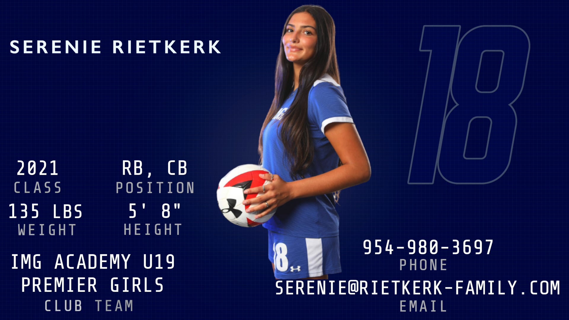 Serenie Rietkerk Soccer Highlight Reel_24_March_2021