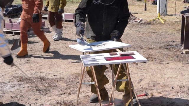 2021 NCCCIAP: Creating Paintings with Molten Iron