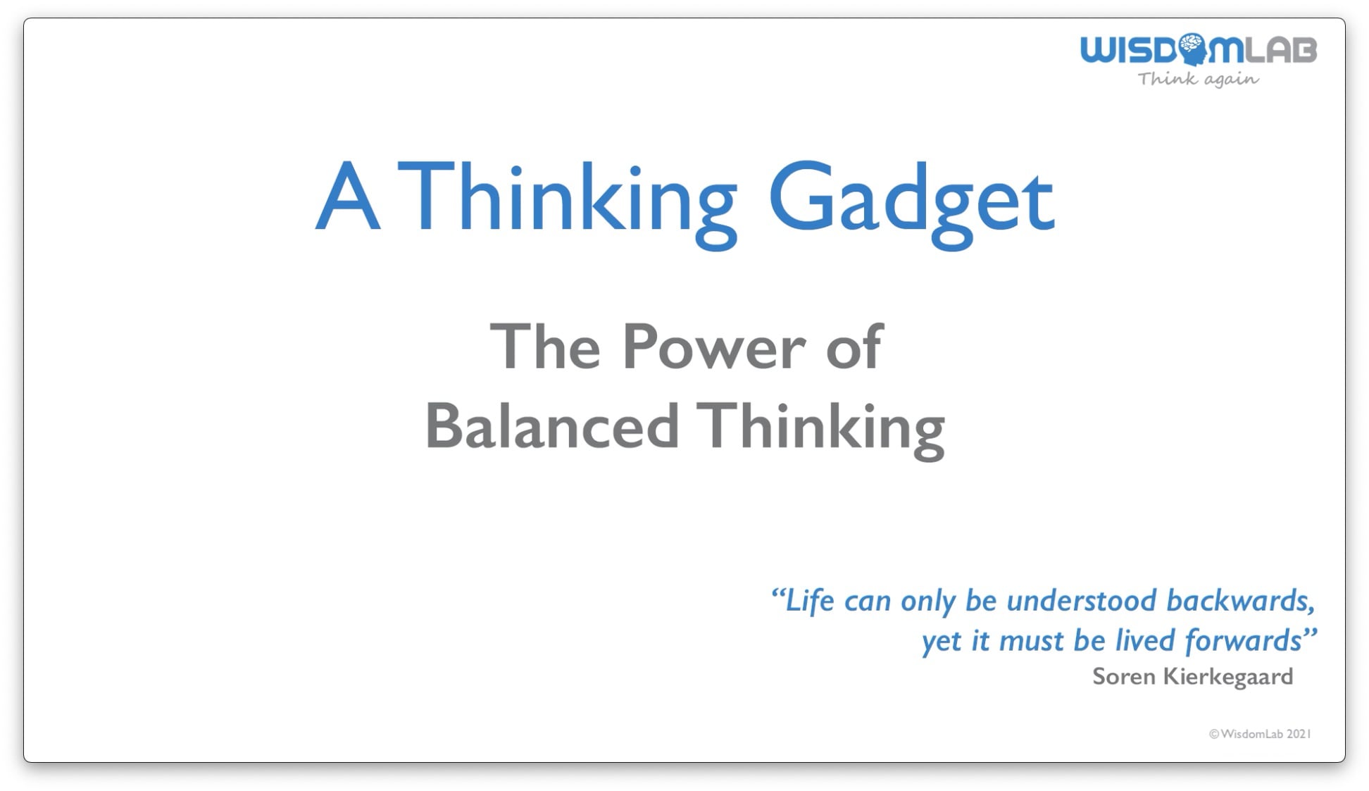 The Power of Balanced Thinking on Vimeo