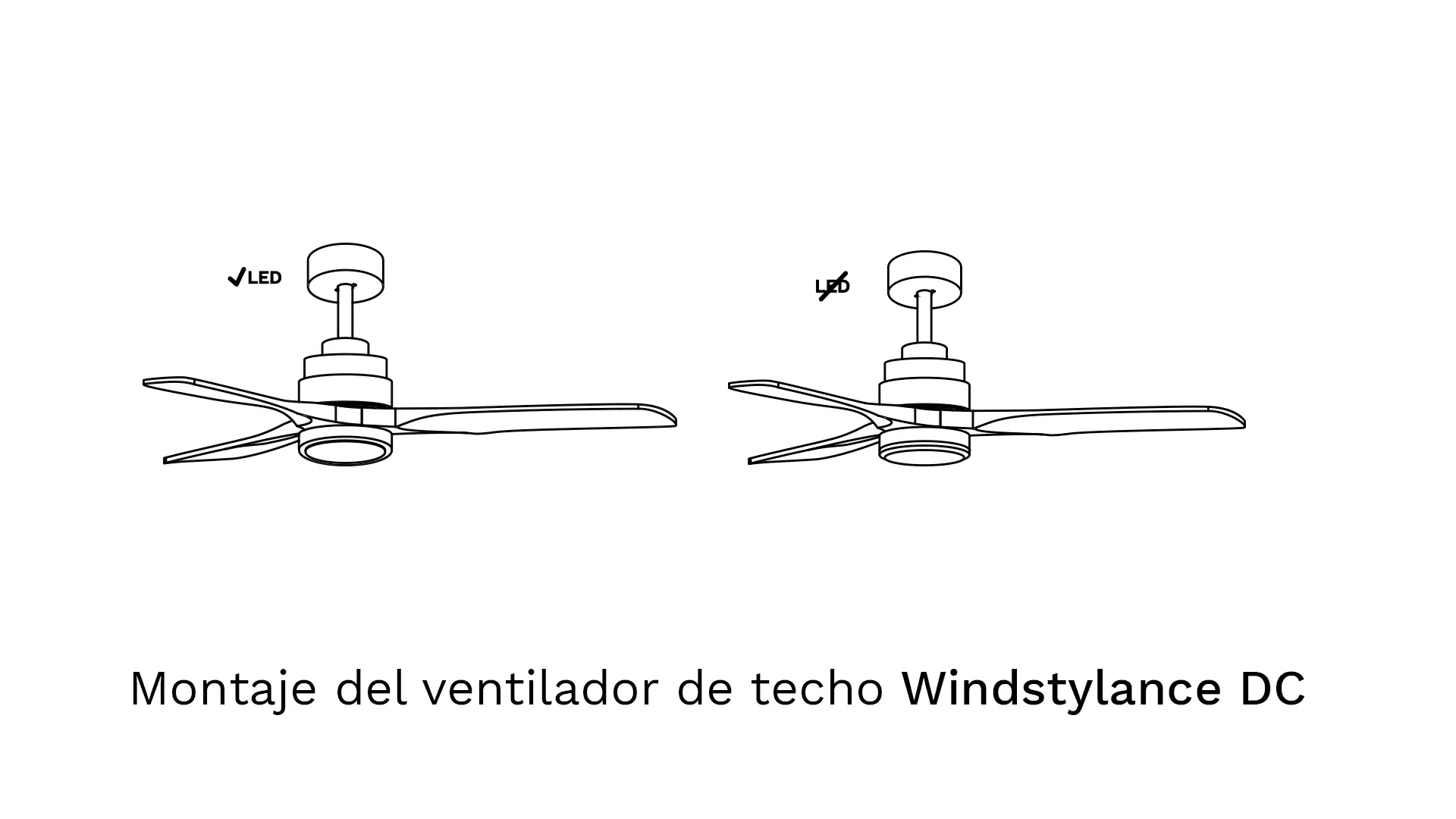 WIND STYLANCE - Ventilador de techo 40W silencioso Ø132 cm - Create