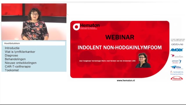 Webinar indolent non-hodgkinlymfoom