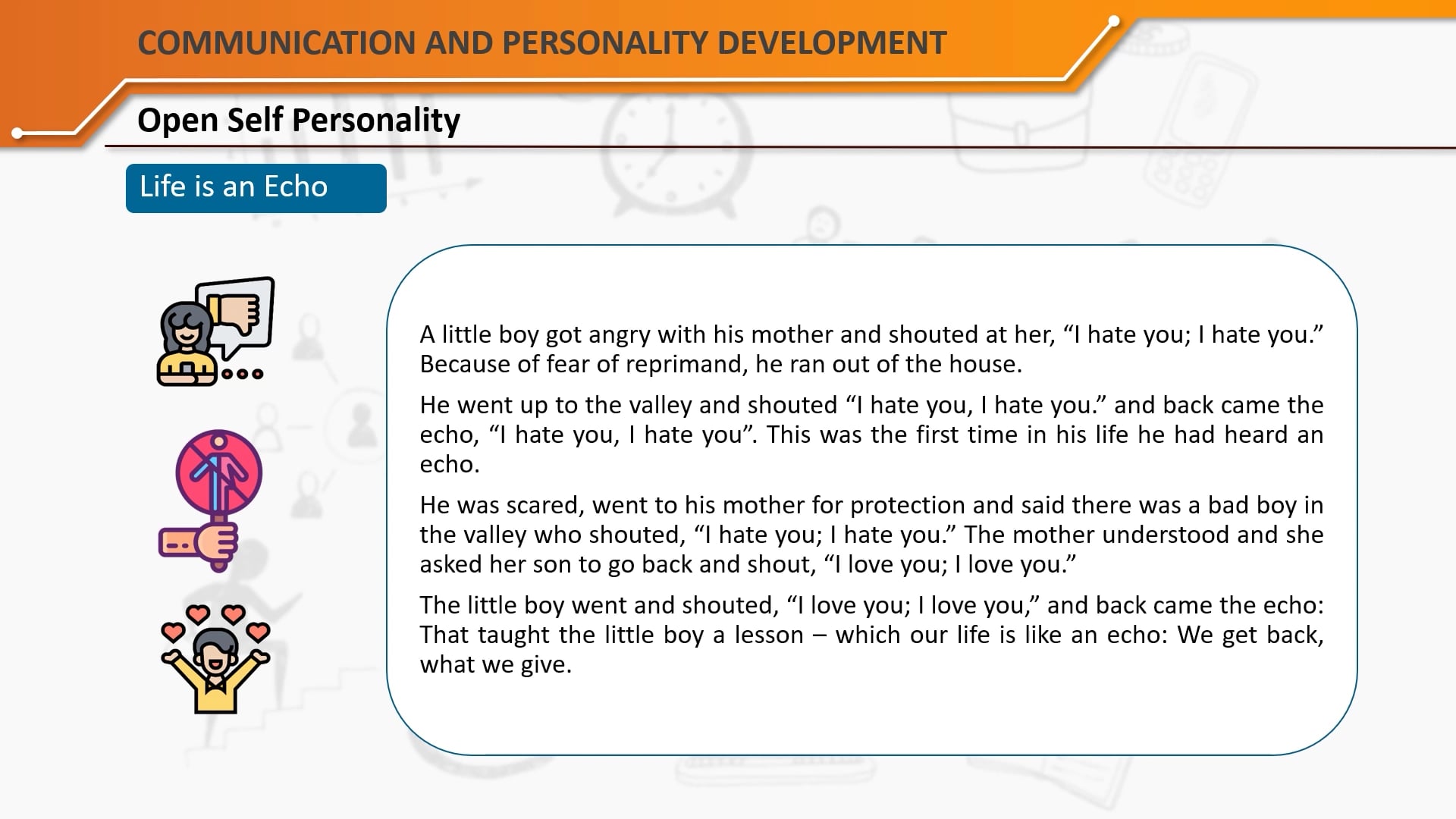 Communication and Personality Development_15.5_Open Self Personality ...