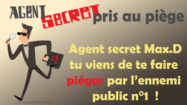 Escape game - Agent secret pris au piège (13/15 ans)
