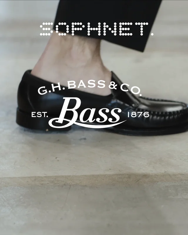 決算特価商品 コラボ SOPH×G.H.BASS WEEJUNS ローファー レザー