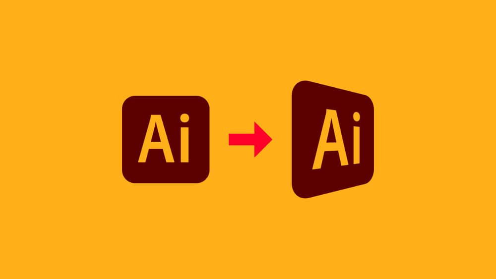 How To Distort Perspective In Illustrator Using The Free Transform Tool