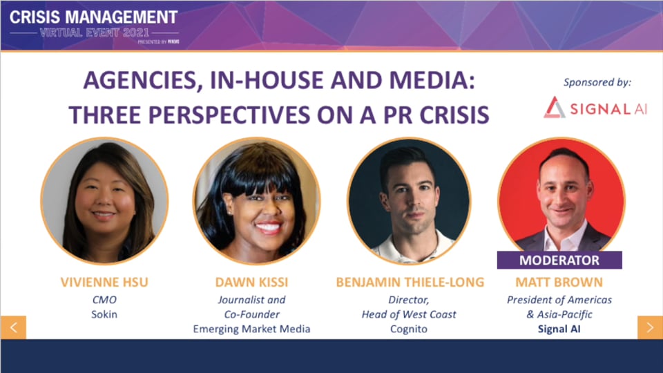 Agencies, In-house and Media: Three Perspectives on a PR Crisis