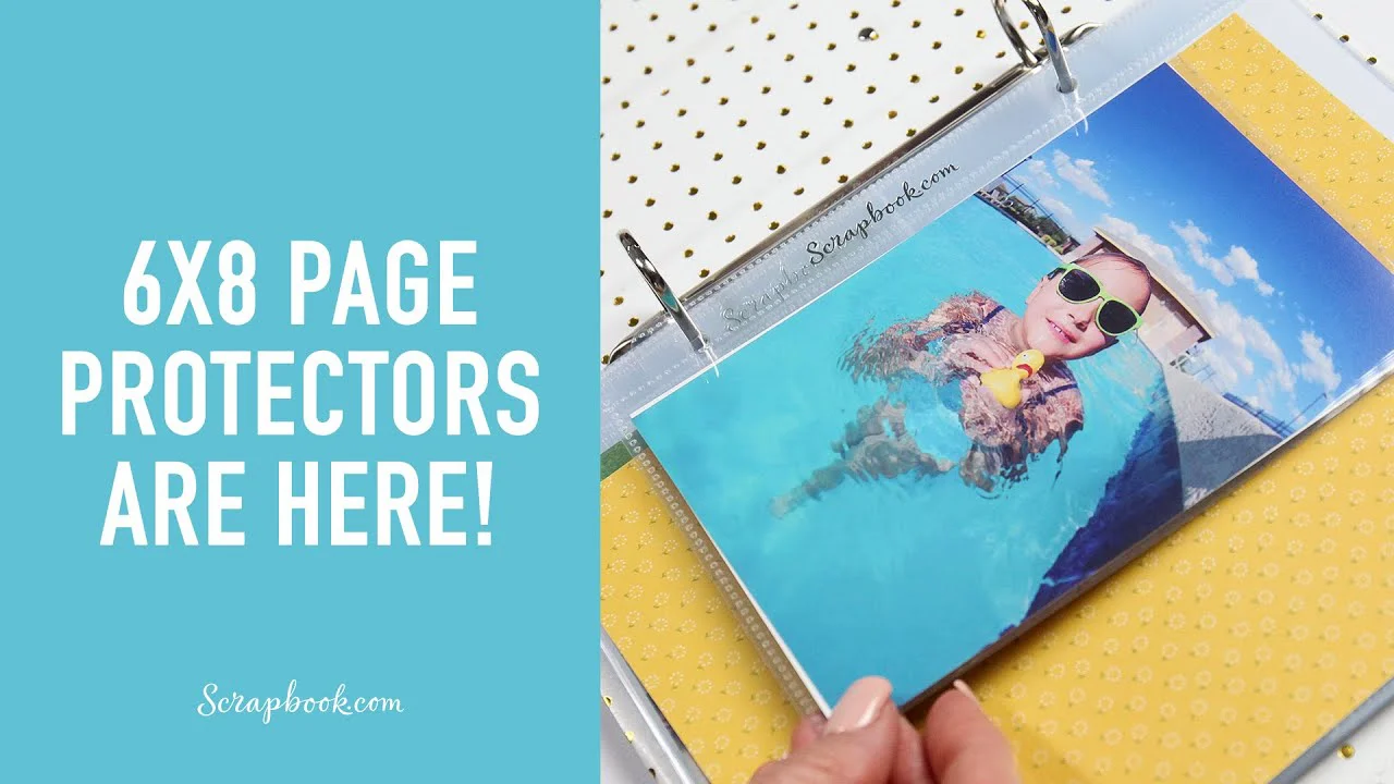 6x8 Page Protectors - One 3x8 Two 3x4 - 10 Pack | Scrapbook.com