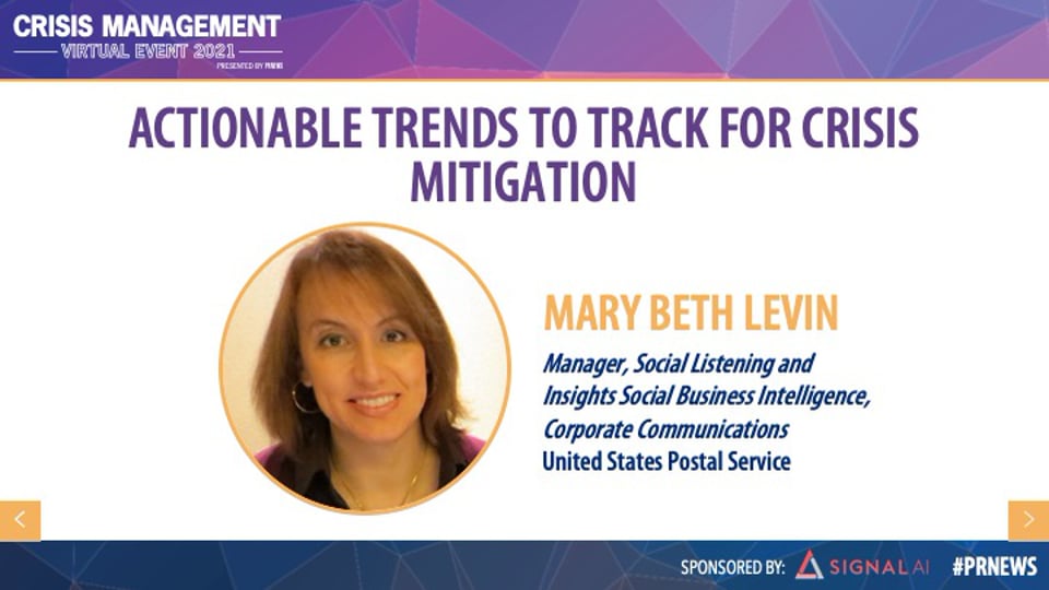 Actionable Trends to Track For Crisis Mitigation