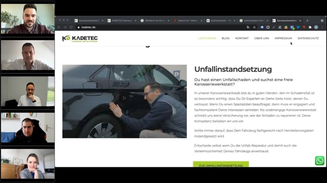 Maltes Liebling: Kadetec Video & Website Analyse 25.03.2021 mit Malte