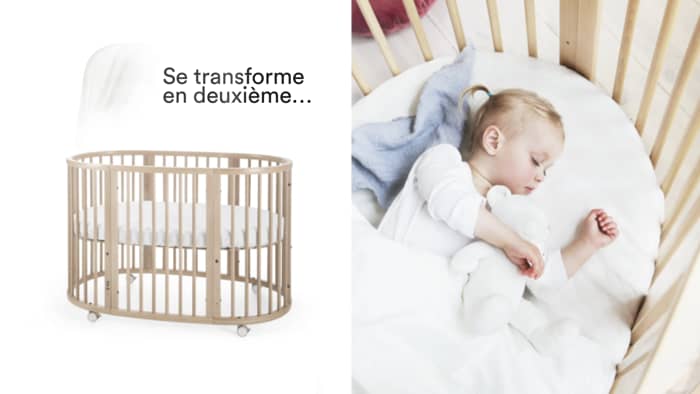 Lit 1 Cm Sleepi Blanc Vente En Ligne De Chambre Bebe Bebe9