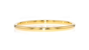 Italian Andiamo 14kt Yellow Gold Bangle Bracelet. 7.5