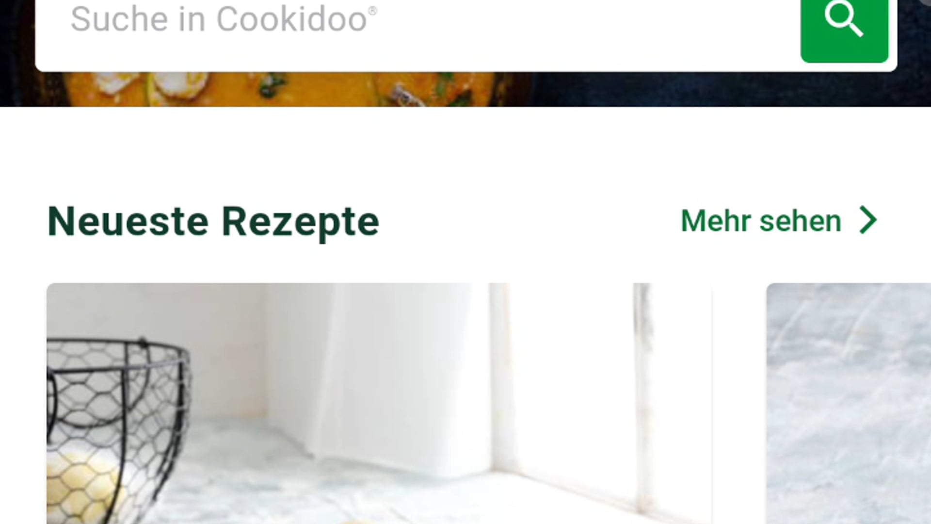 Cookidoo®️ Standardfilter speichern