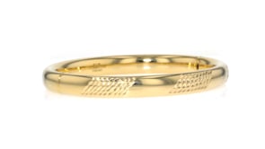 Andiamo 14kt Yellow Gold Bangle Bracelet with Magnetic Clasp