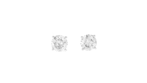 3.00 ct. t.w. Diamond Stud Earrings in 14kt White Gold