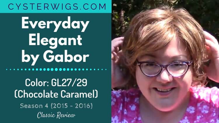 CysterWigs Wig Review Everyday Elegant by Gabor Color GL27 29 Chocolate Caramel S4E340 2016