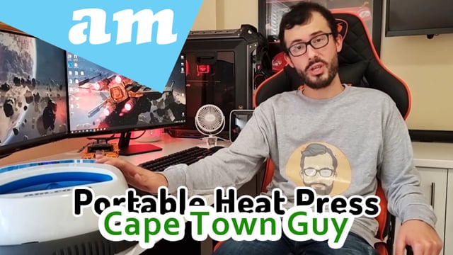 Handheld Portable Heat Press Sublimation Printing Machine Reviewed by The Cape Town Guy Full Video