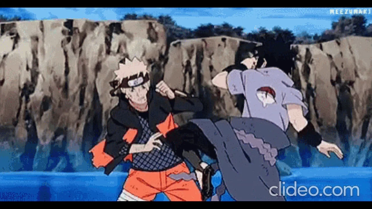 Naruto Vs Pain Fight GIF