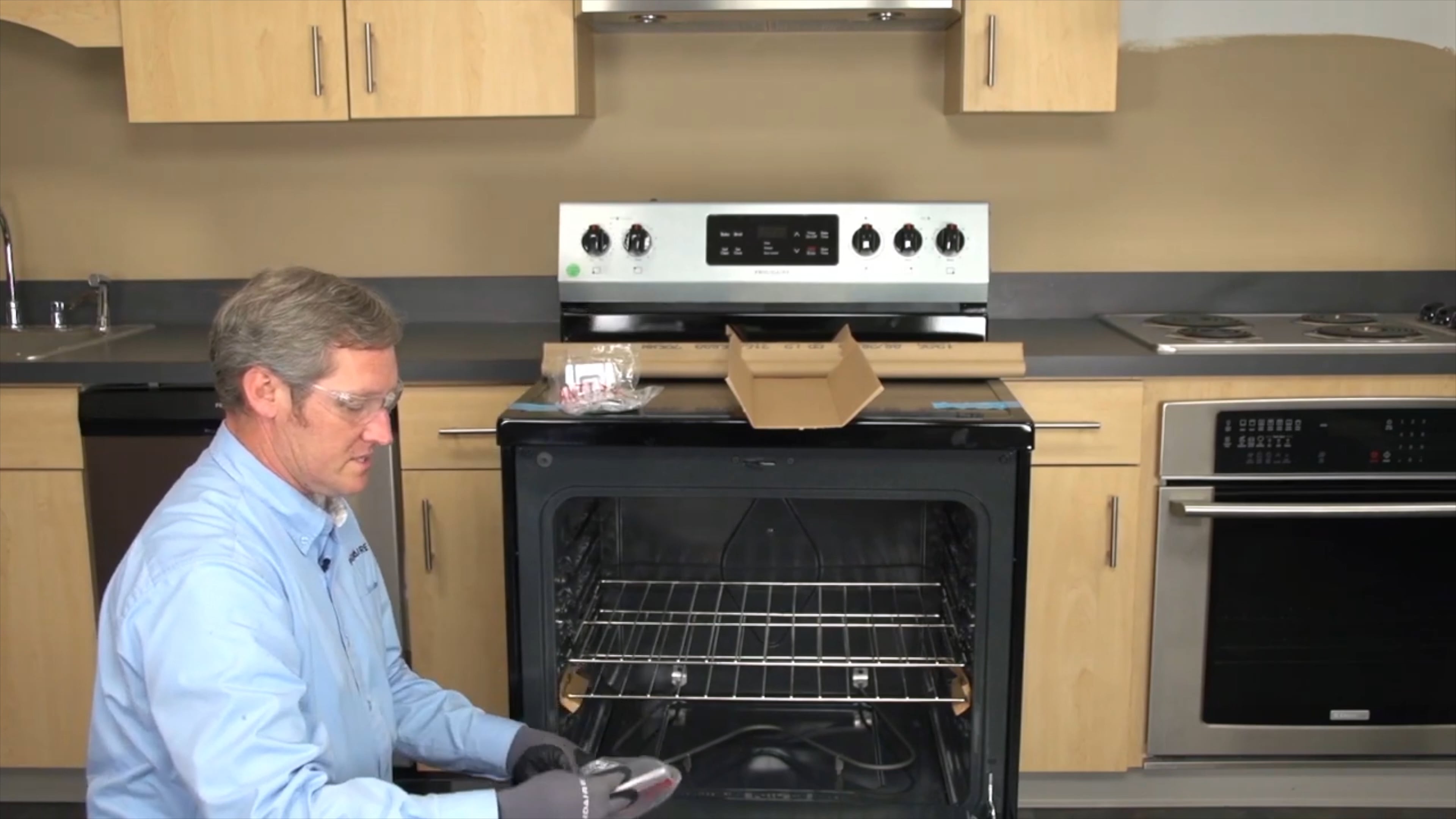 How to Install An Electrolux Electric Range on Vimeo