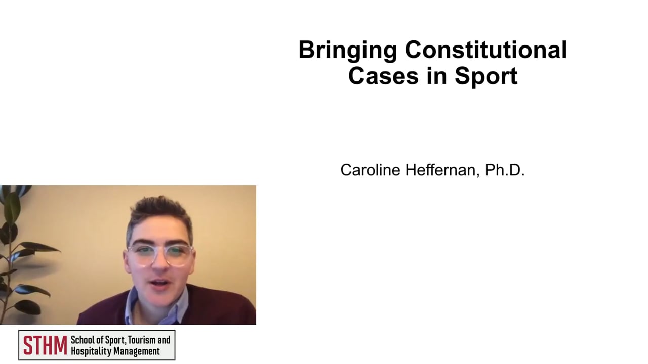 Bringing Constitutional Cases in Sport