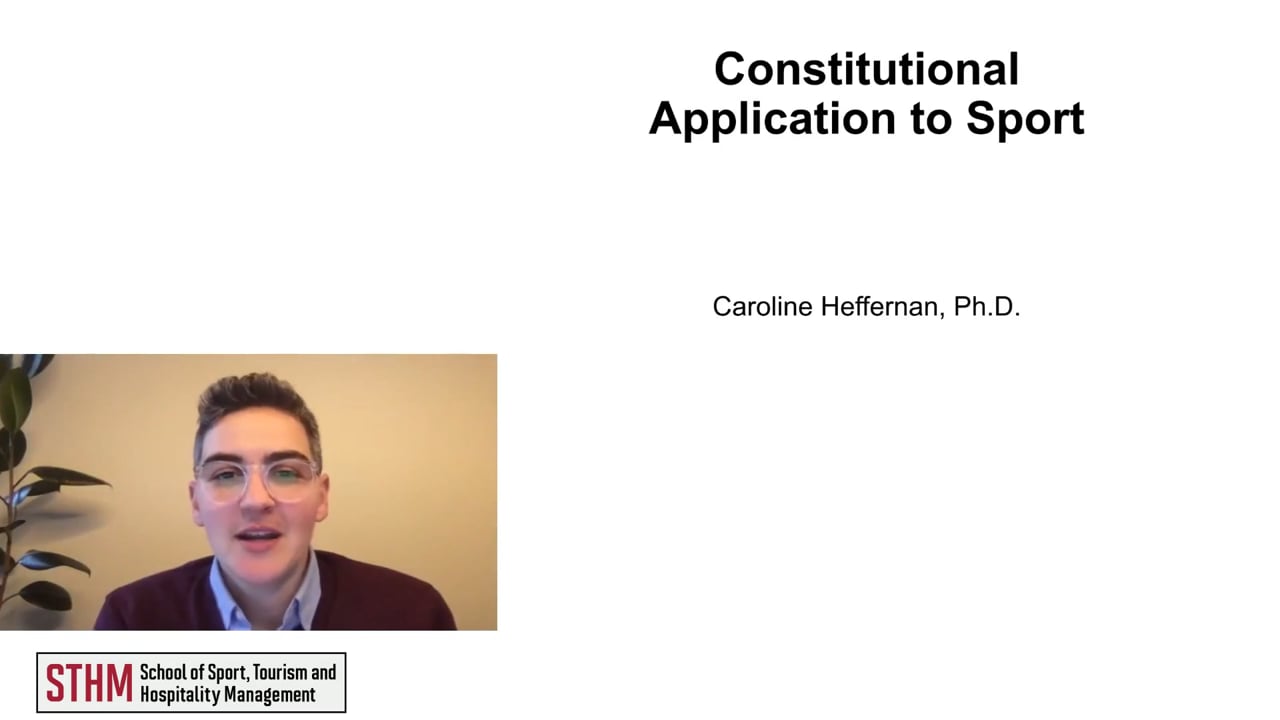 Constitutional Application to Sport