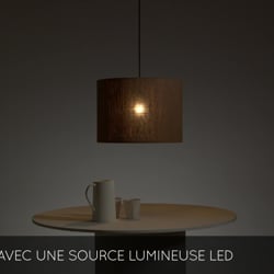 Suspension Magius bois clair Ø 42 cm E27 40 W LUCIDE