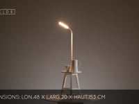 Lucide GILLY - Lampe de bureau Rechargeable - Batterie - LED Dim