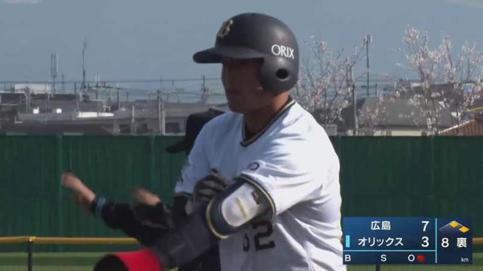 【ファーム】バファローズ・中川拓 ファーム公式戦初ヒットを放つ!! 2021/3/27 B-C(ファーム)