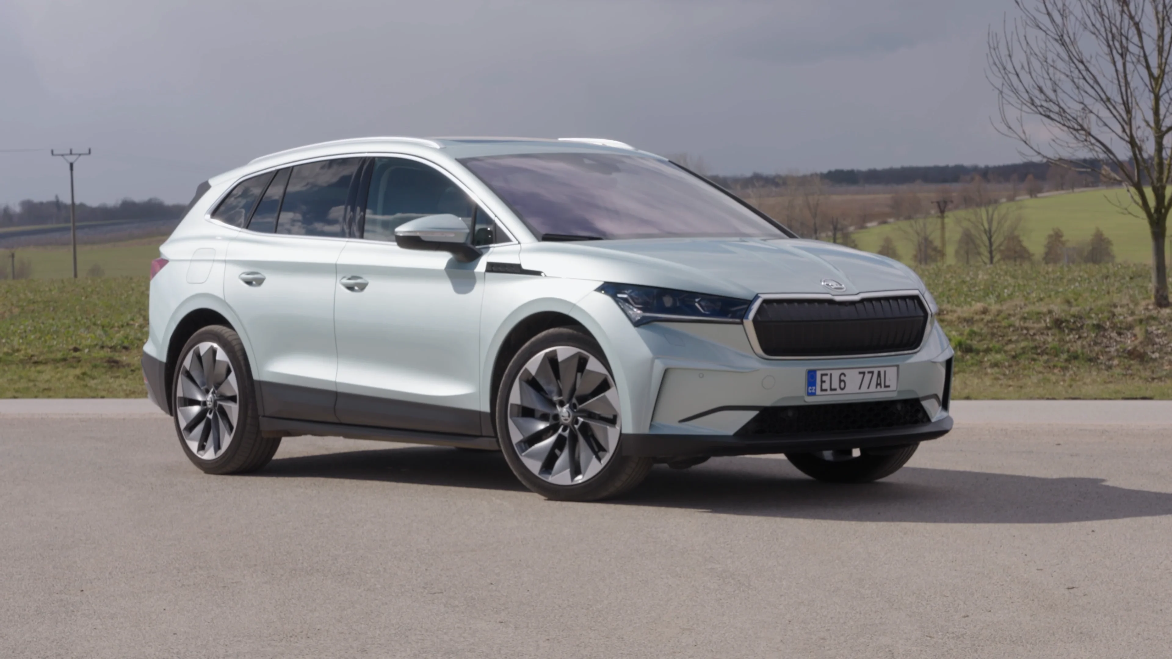 SKODA ENYAQ iV Arctic Silver on Vimeo