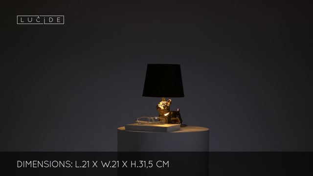Настільна лампа Lucide EXTRAVAGANZA SIR WINSTON 13533/81/10