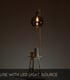 Video Julius Vintage Floor Lamp - Ø 28cm - 1xE27 - Smoke Grey