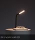 Video Gilly Modern Desk Lamp - LED - 1x3W 2700K - Black