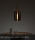 Video Joanet Modern Pendant Light - Ø 22cm - 1xE27 - Smoke Grey