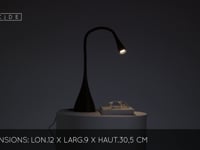 Lucide ZOZY - Lampadaire / lampe de lecture - LED Dim. - 1x4W