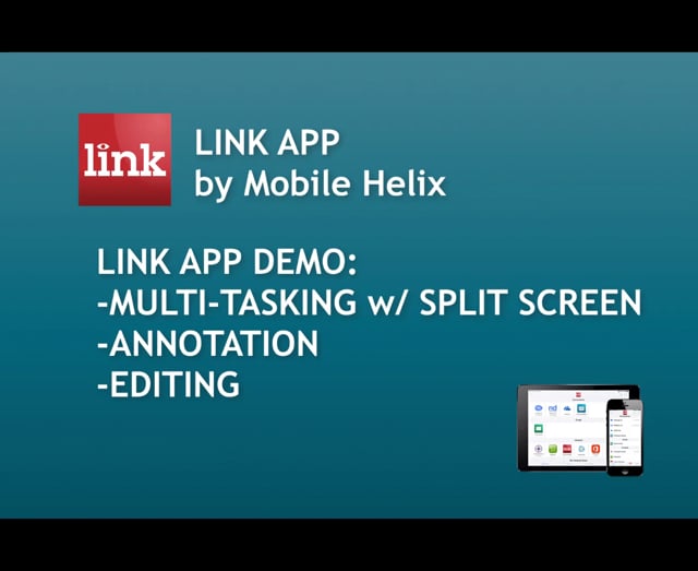 LINK  App Demo - Multi-tasking, Annotation, Editing 15:51