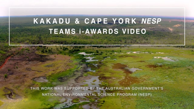 Kakadu & Cape York NESP teams iAwards (video)