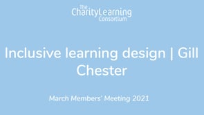 Inclusive Design - Gill Chester | March Members Meeting 2021 - Gill Chester