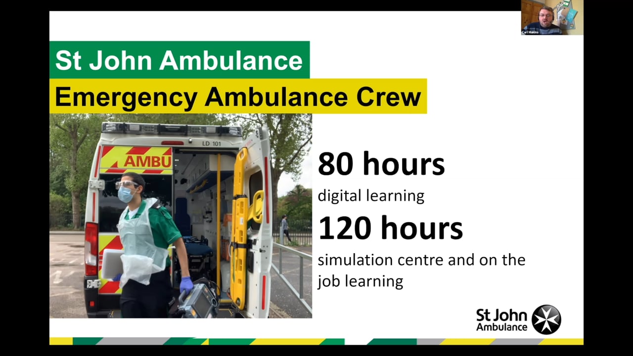 St John Ambulance - Case Study - Carl Makins | March Members Meeting 2021