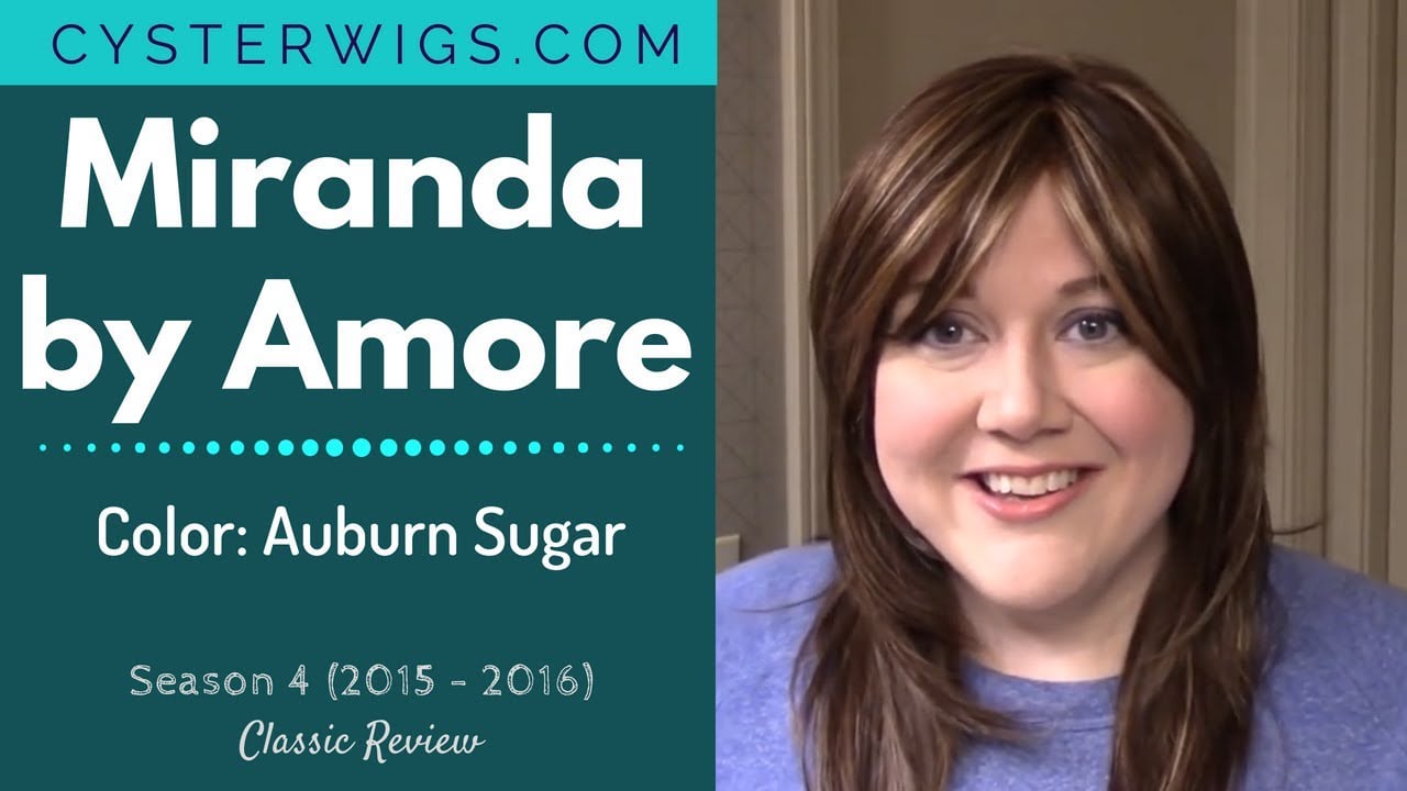 CysterWigs Wig Review Miranda by Amore Color Auburn Sugar S4E363 2016