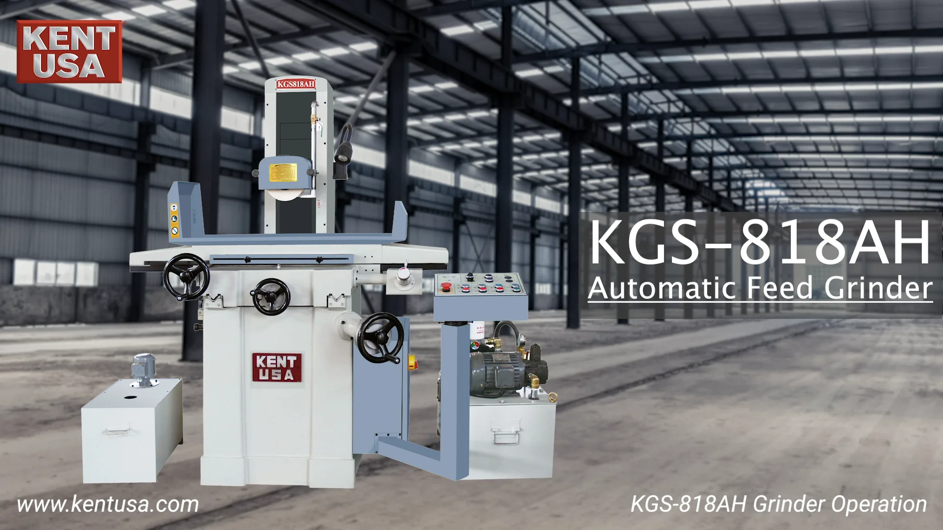 Buy KGS-818AH Automatic Feed Grinders - Kent Industrial USA