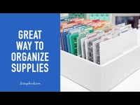  Craft Room Basics - Pocket Cards Organizer - 6