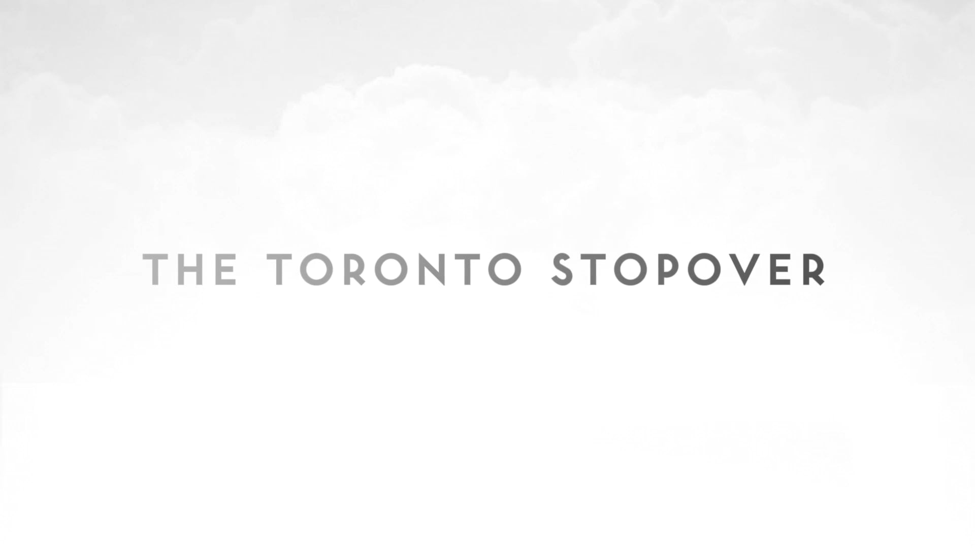 Air Canada - Toronto Stop Over 110E