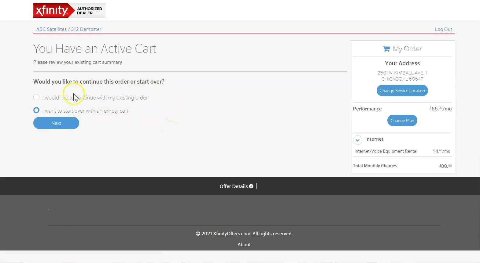 Comcast Existing Customers & Movers Flow on Vimeo