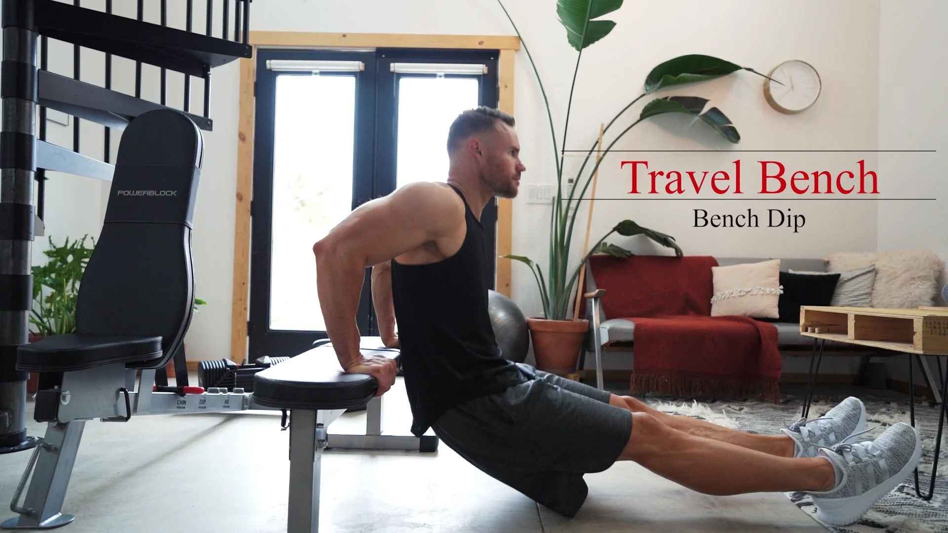 Powerblock bench travel hot sale