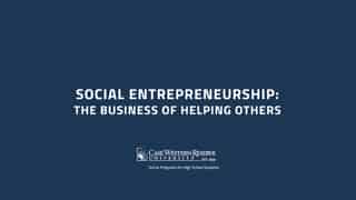 Video preview for Social Entrepreneurship: The Business of Helping Others Trailer