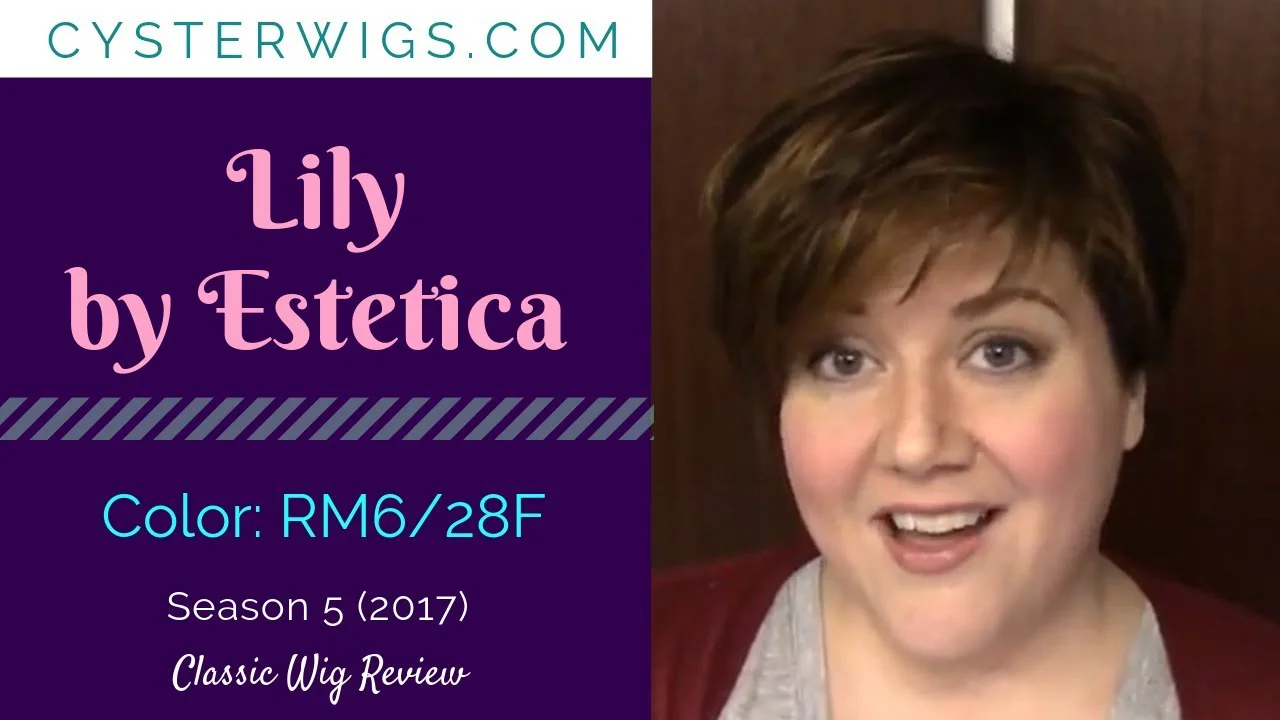 CysterWigs Wig Review Lily by Estetica Color RM6 28F S5E385 2017