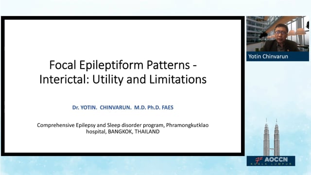 Focal Epileptiform Patterns - Interictal: Utility and Limitations